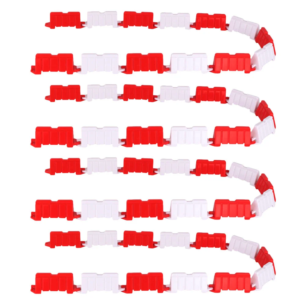 50 Pcs Drift Roadblock Mini Blocks Race Track Barrier Replacement Traffic Barricade Rc Miniature Toy Barriers Fences