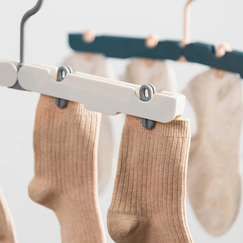 Portable Folding Travel Hanger Multifunctional Clothes Drying Rack Camping Indoor Outdoor Foldable Dryer Rack Hanger Storage