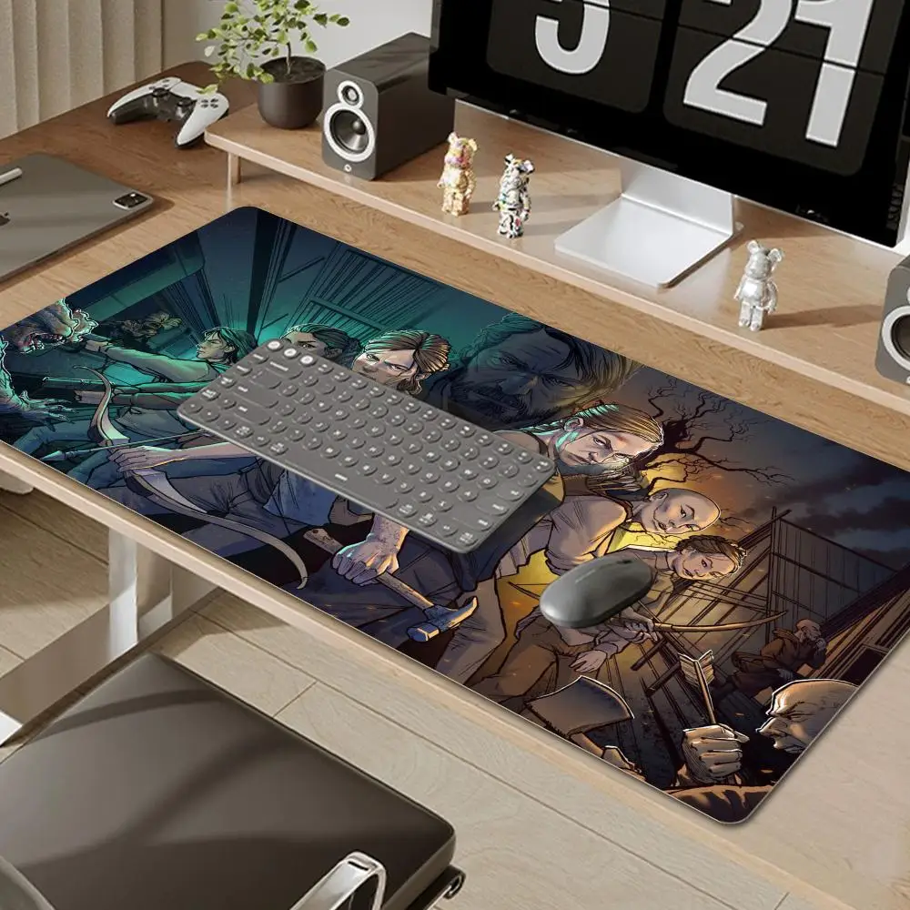 XXL New MousePads Kawaii Desk Mats keyboard pad the Last of Us 2 Anti-slip Rubber Soft Desktop Mouse Pad Laptop Gamer Carpet