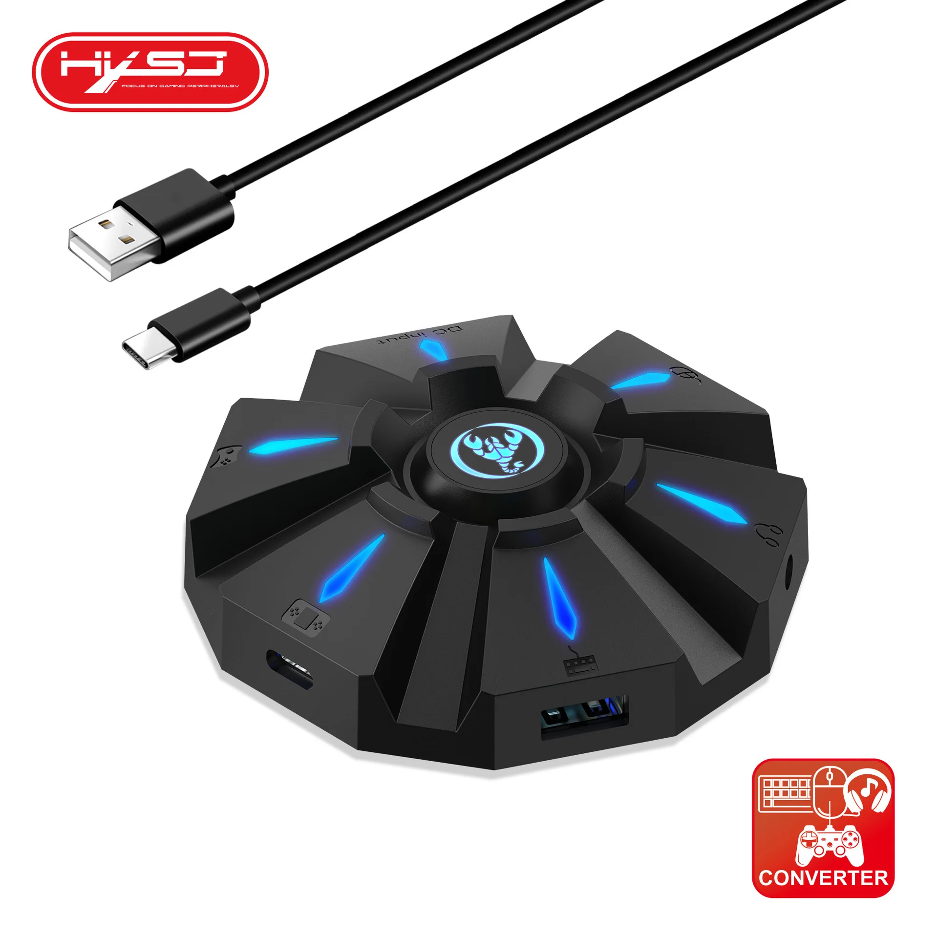 New keyboard and mouse game console converter USB supports various game console devices in the market, game controllers