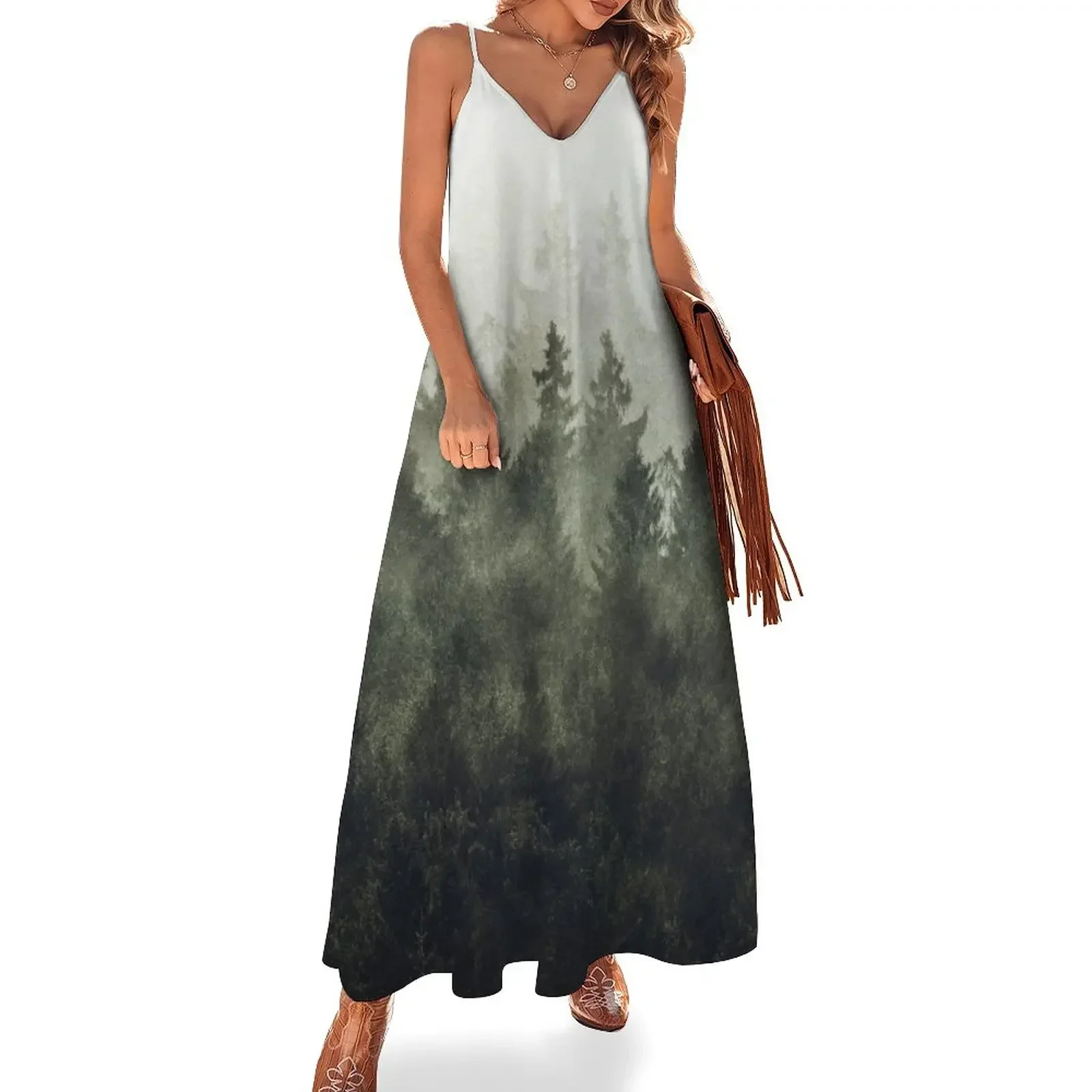 

The Heart Of My Heart // Green Mountain Sleeveless Dress Women's summer long dress dresses with long sleeves Dress