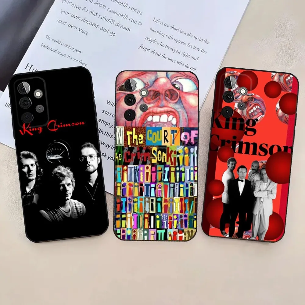 Band K-King Crimson   Phone Case For Samsung Galaxy A13,21s,22,31,32,52,53,71,80,91 Soft Black Cover