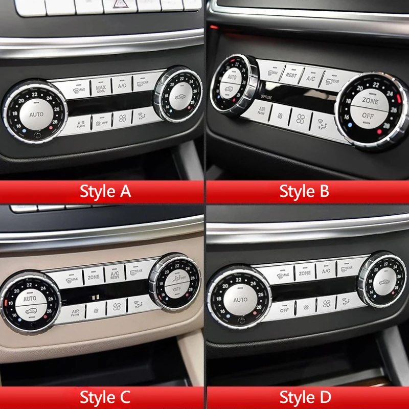 Air Conditioner Switch Air Volume Button Patch Modification For Mercedes-Benz ML350 GL400 GLE320 GLS450 Interior