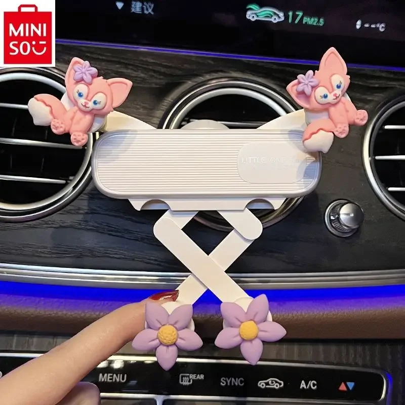 car phone holder new 2024 new cartoon star Dailu universal universal car air outlet navigation bracket for cars image 3