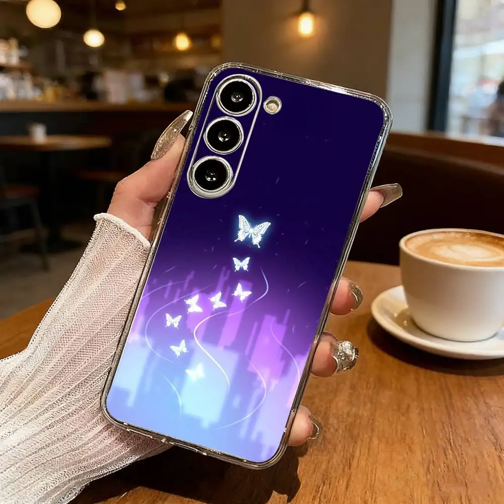 Clove V-Valorant-S Game Phone Case For Samsung S25,S24,S21,S22,S23,S30,Ultra,S20,Plus,Fe,Lite Transparent Cover