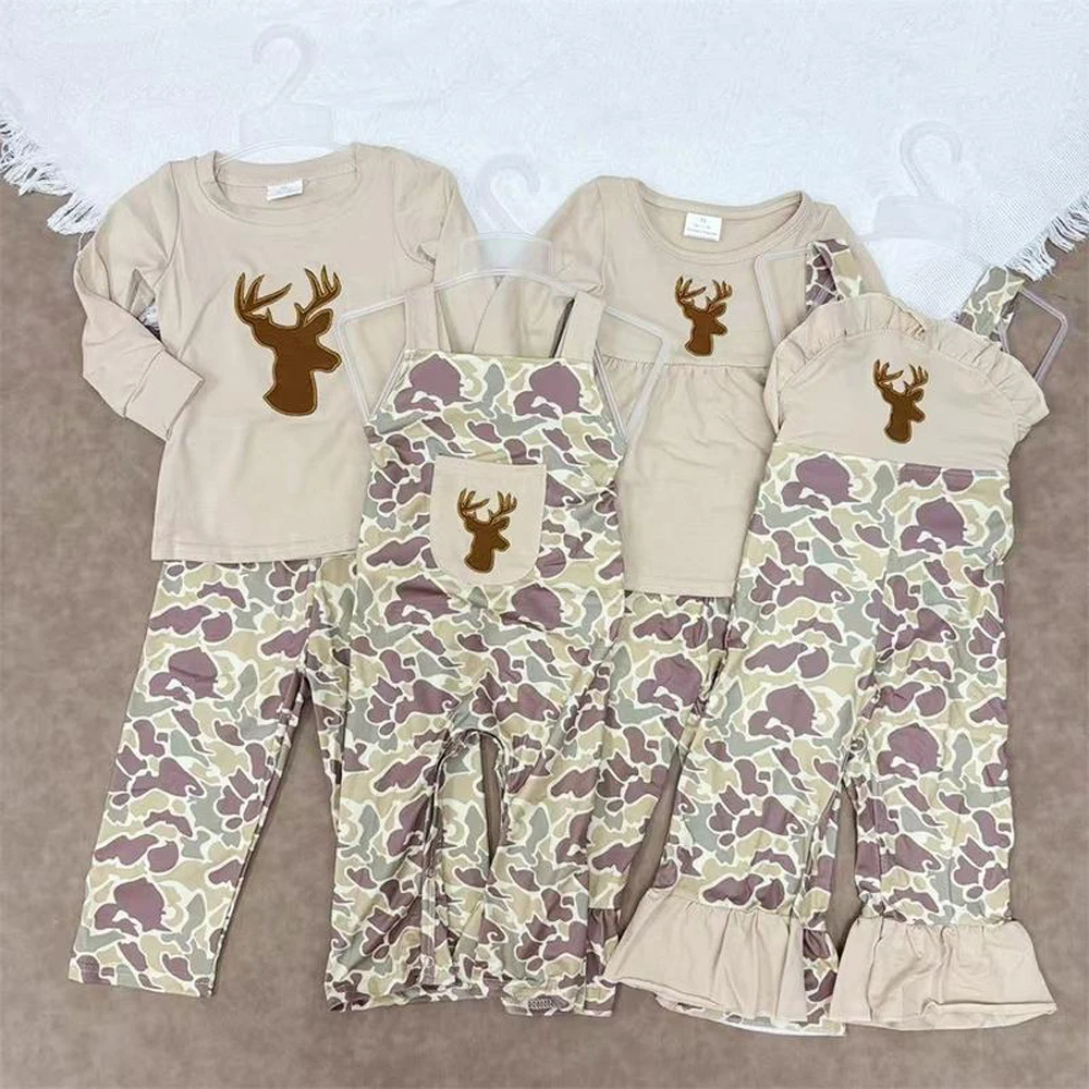 

z1014-20 BLP0530 Wholesale baby rompers kids clothes boy embroidery long-sleeved romper Autumn Boutique baby girl clothes
