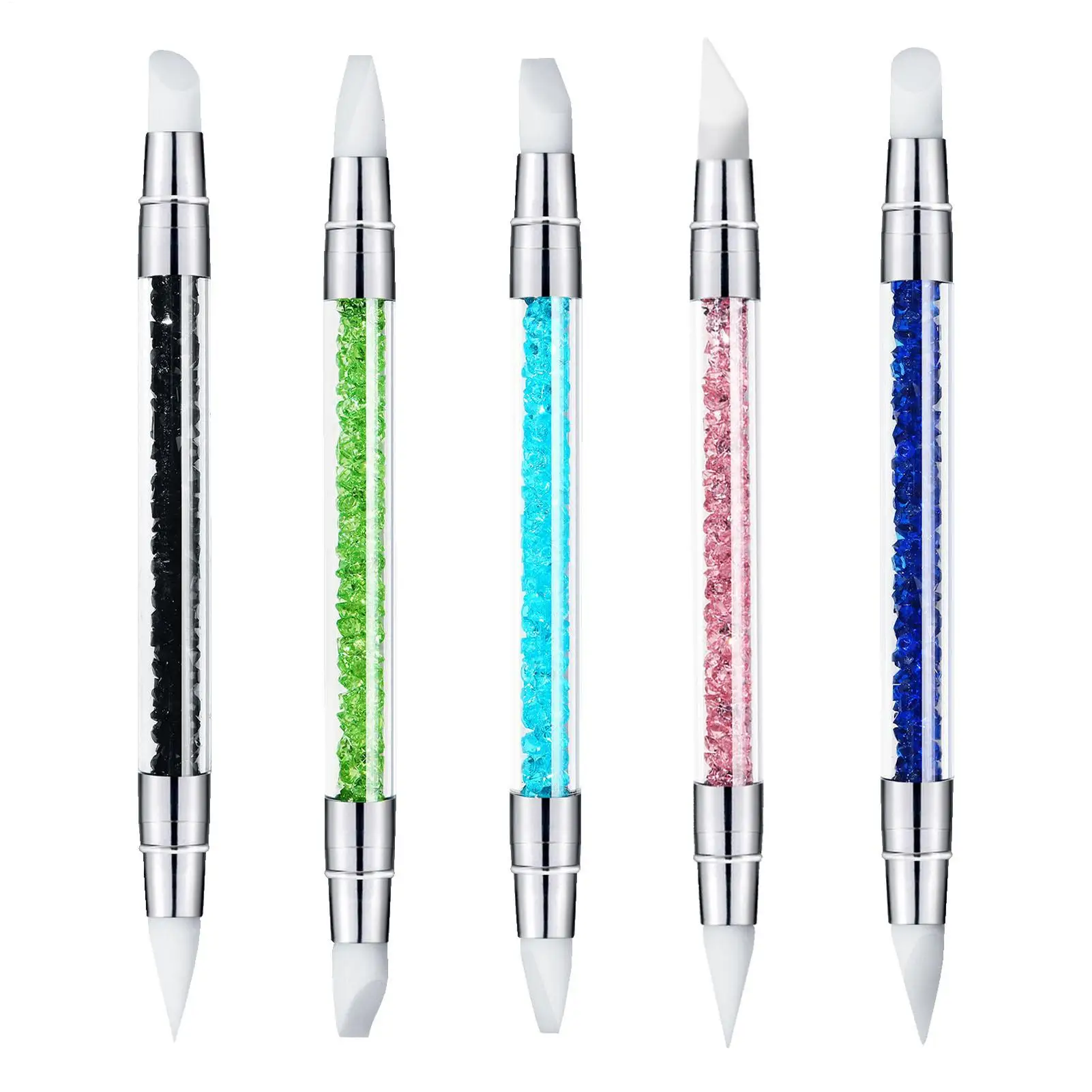 Silikon Nagel Pinsel NailArt Stift DualTipped Silikon Nagel Werkzeuge NailArt Skulptur Stift Pinsel NailArt Werkzeuge Für Zuhause