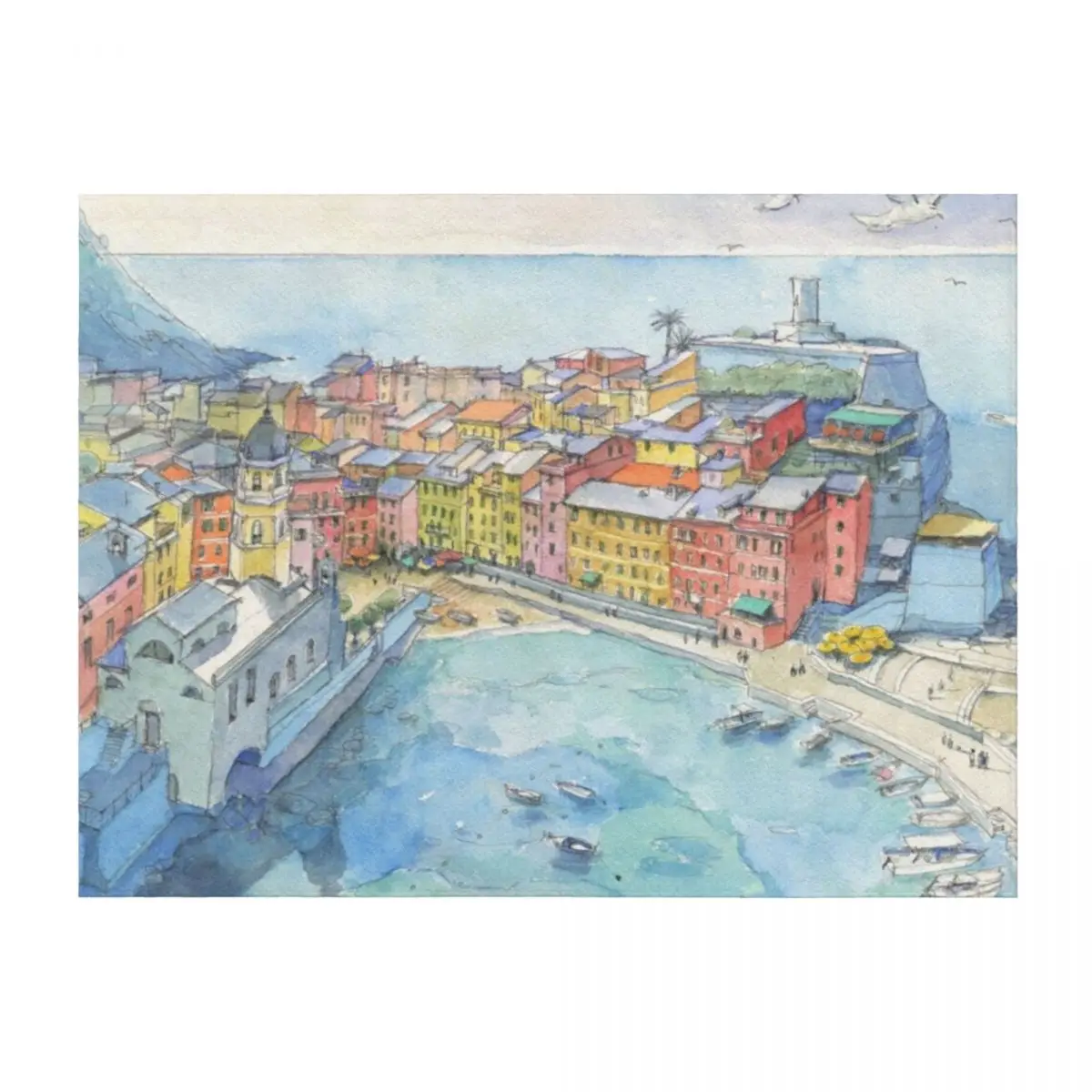 

Vernazza, Cinque Terre Throw Blanket Decorative Sofa manga decorative warm winter Blankets
