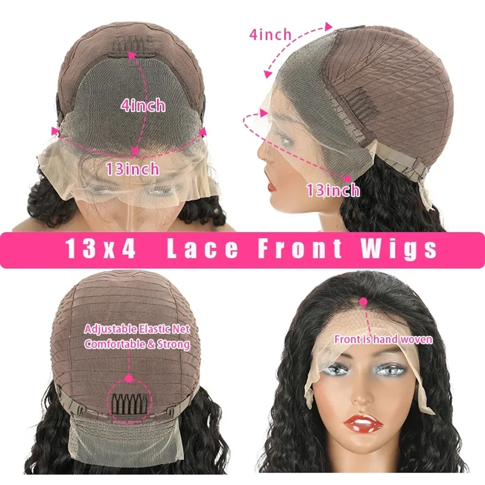 Peruka z peruką typu Bob bez kleju i Go, gotowa do peruki typu Lace front 13x4 dla kobiet, zamknięcie koronki peruka