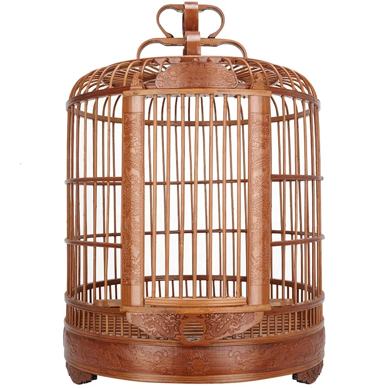 Retro dog cage birdcage cat cage bamboo or stainless steel breeding cages