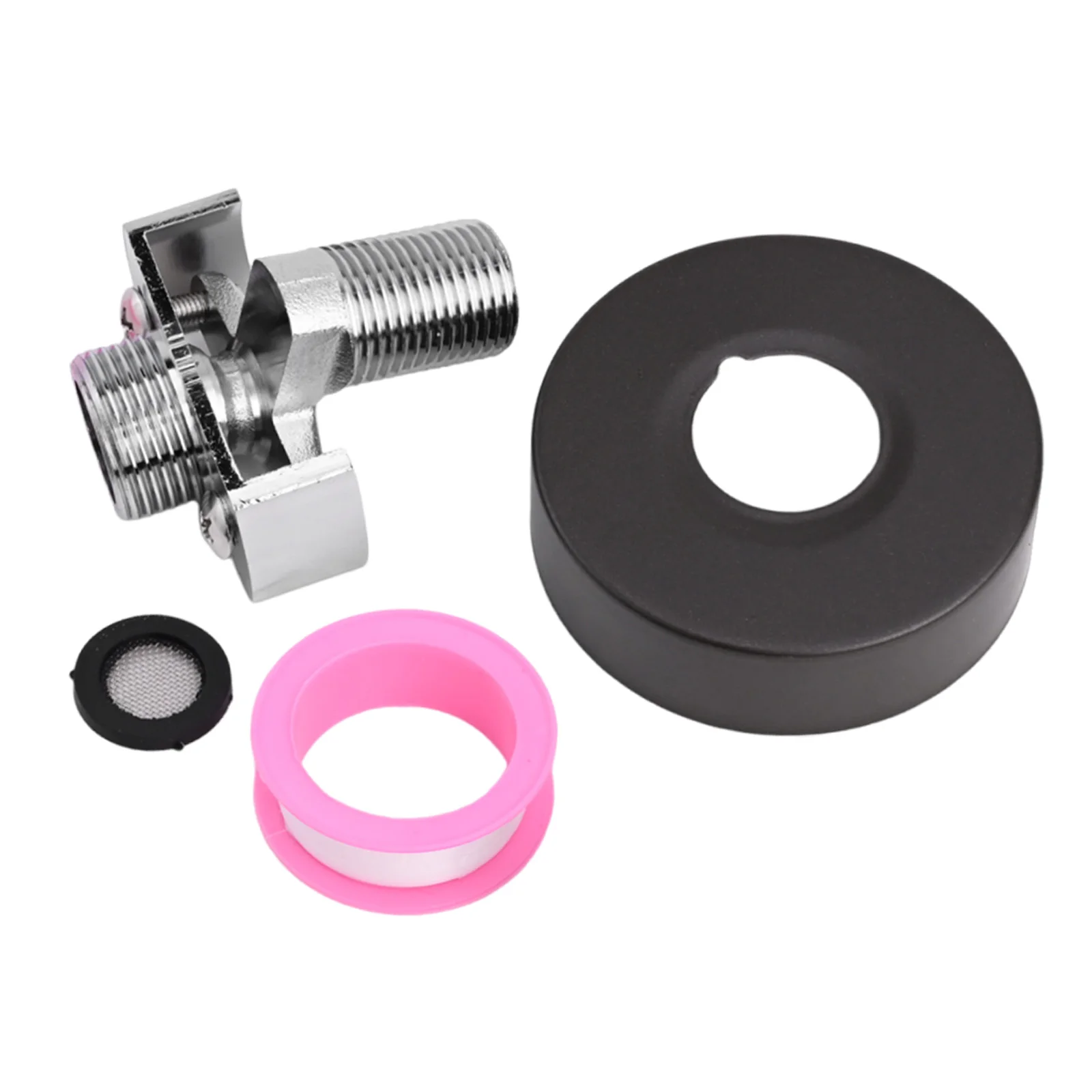 

New Faucet Tap Adapter Shower Connector Made Of High-quality Copper Space-Saving Solution 40 Degree Adjustable