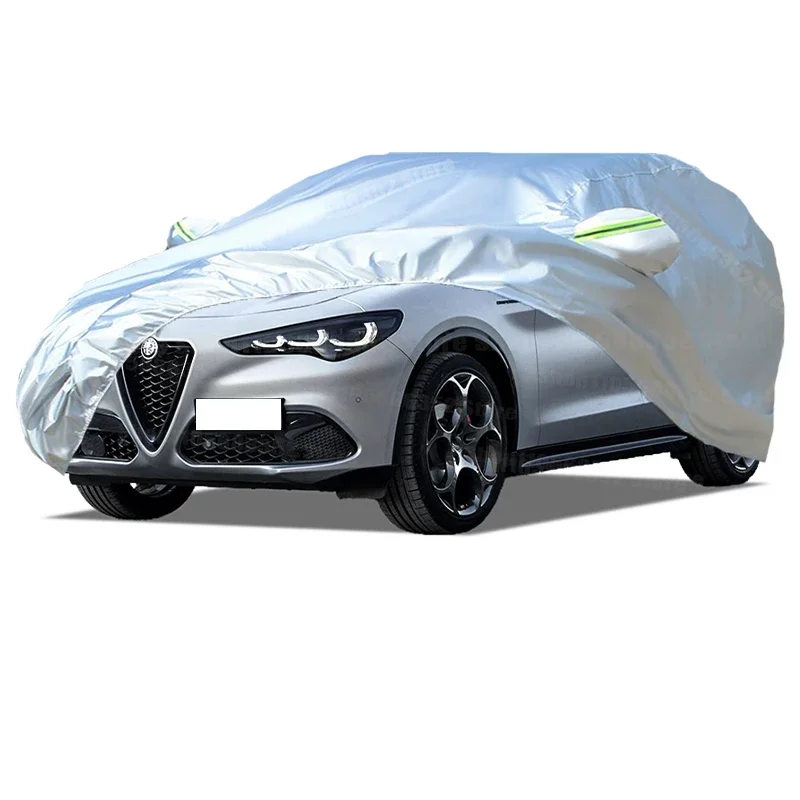 For Alfa Romeo Stelvio Car Cover Outdoor Protection Covers Snow Sunshade Waterproof Dustproof Exterior UV Car Accessories