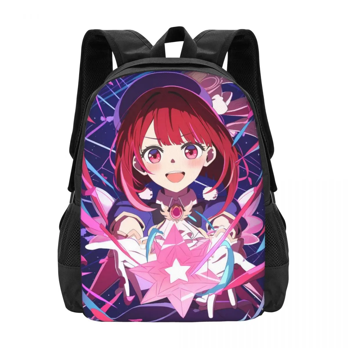 

Anime Oshi No Ko Ai Hoshino Travel Laptop Backpack, Business College School Computer Bag Gift for Men & Women