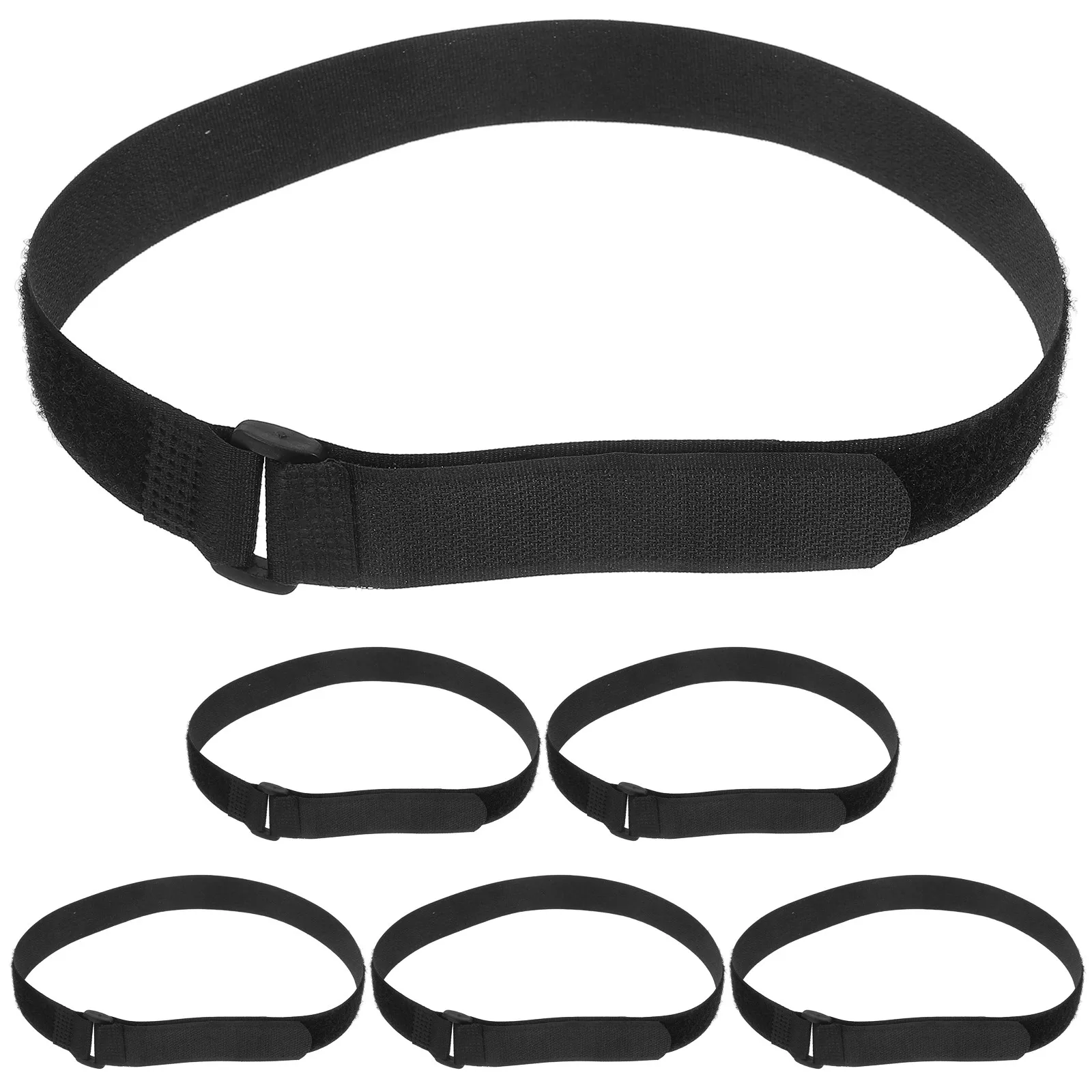 6Pcs Adjustable Patio Umbrella Strap Heavy Duty Wear-Resist Fixing Strap for Sun Parasol Beach Outdoor Camping Shade Accessories