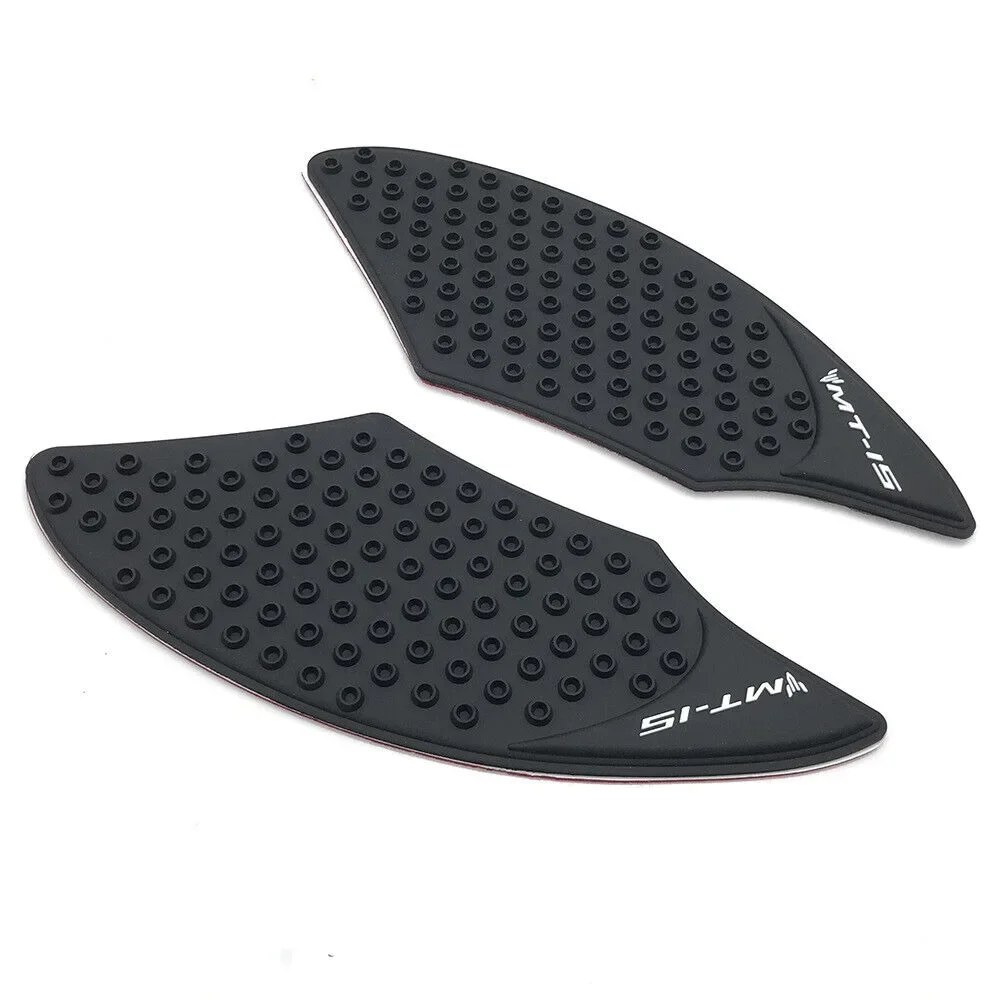 Fuel Tank Side Knee Anti Slip Silicone Pads -Enhance Grip Stability Style Riding for yamaha  mt 15 mt-15 2019-2021