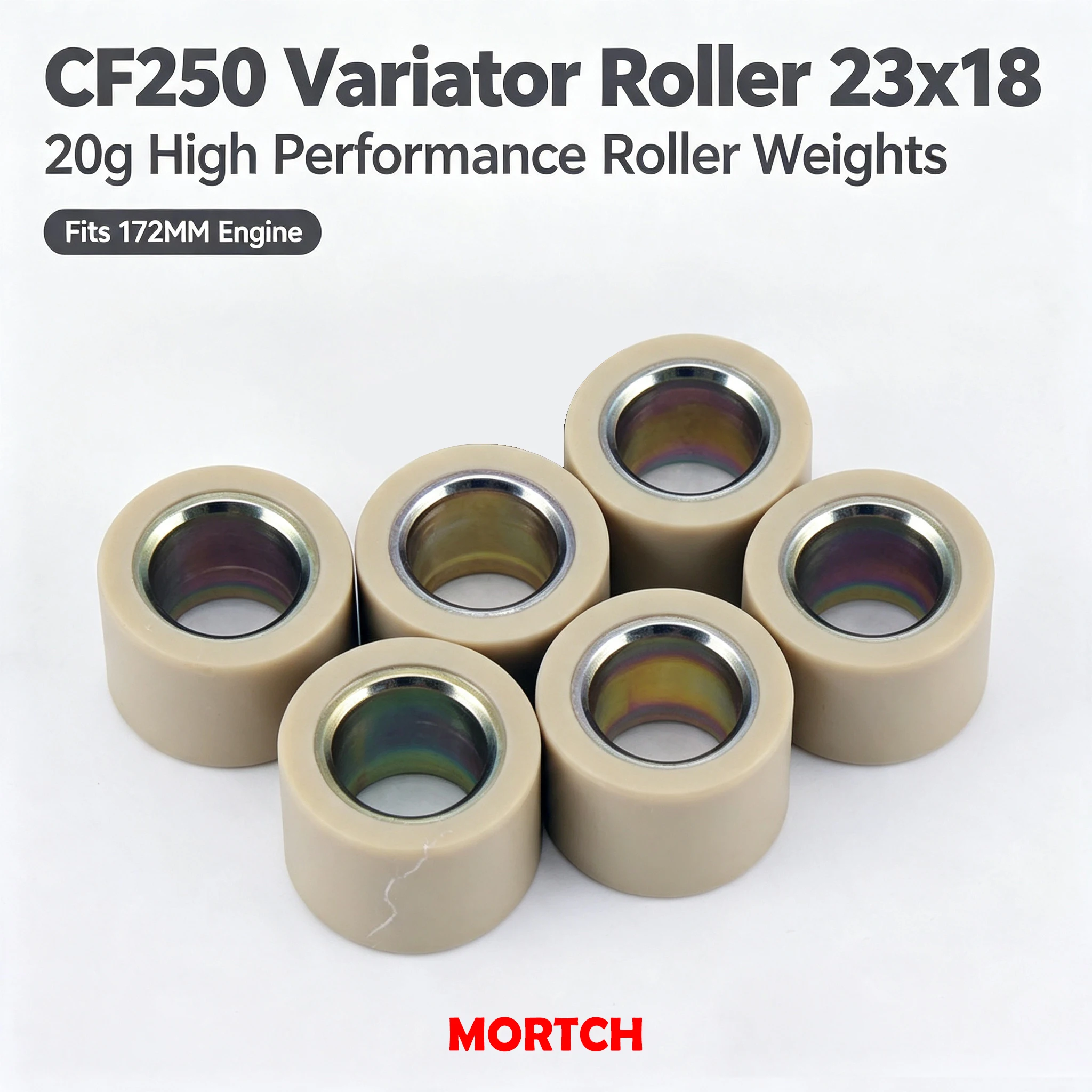 Antriebsvariator-Rollengewicht 20g 23x18mm 250‑5031 für CFmoto CH250 CN250 172cc Roller ATV Jonway JMstar FORZA – Detail 3