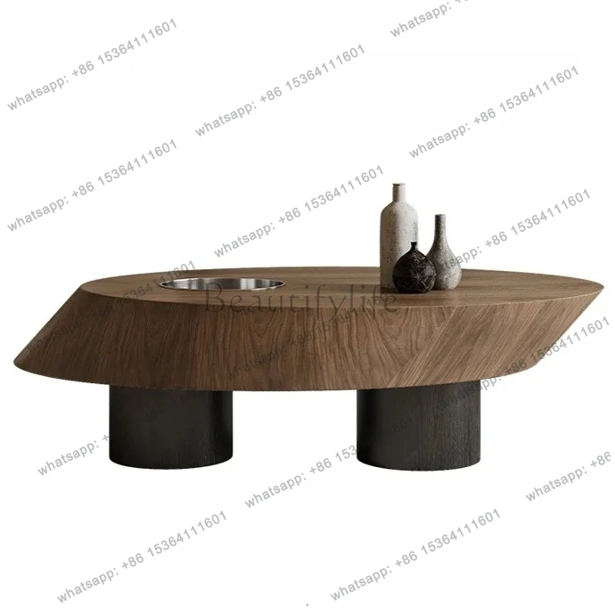 

XXMedieval style special-shaped minimalist coffee table living room household sofa tea table small apartment creative balcony