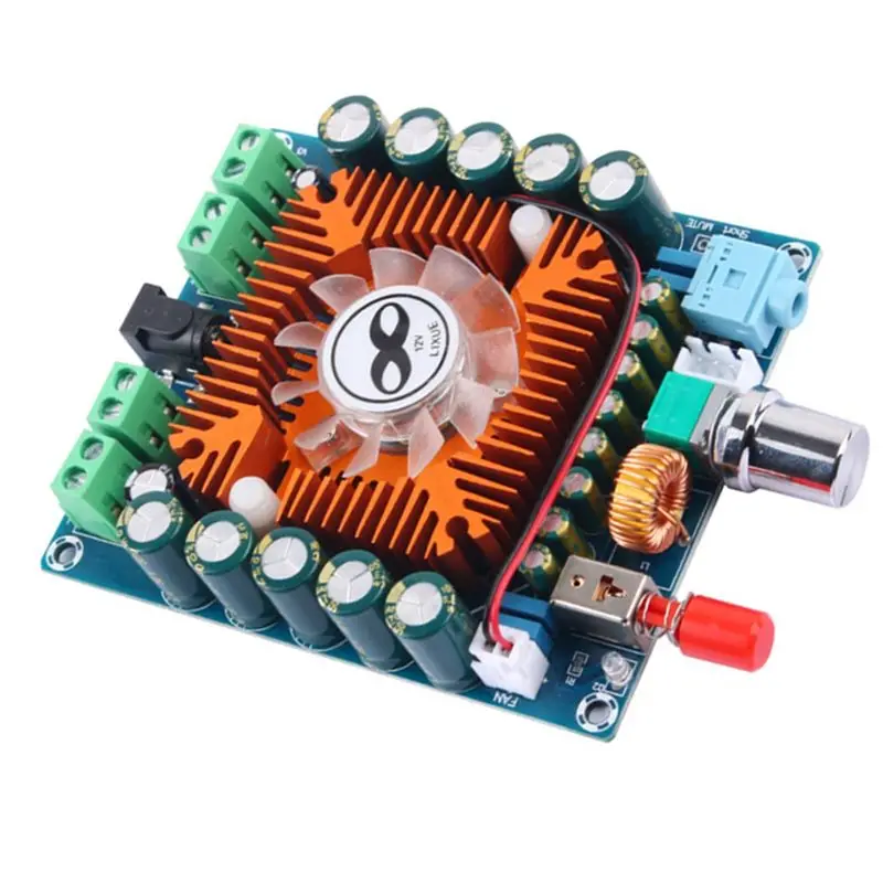 LXYB18B TDA7850 Four Channel Car HIFI Digital Power Amplifier Module Board 50Wx4 High Fidelity Fever Level