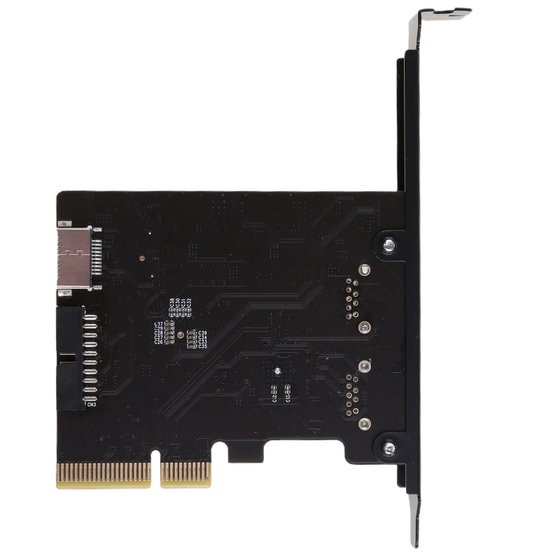 PCIe to USB 3.2 Gen 2 アダプタ カード 10Gbps 2 ポート PCI 拡張カード用内部 USB ハブ PCI-E アドオン カード ライズ