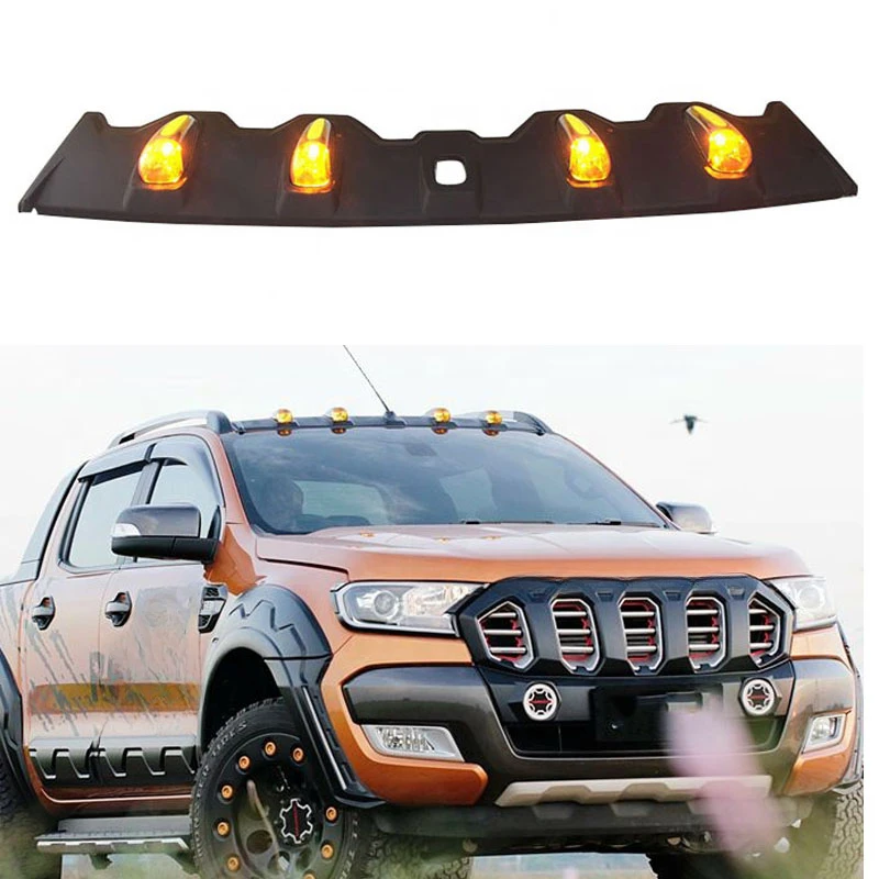 LED Roof Rack Plate Light Car Moudling Styling Fit For Ford Ranger T6 T7 T8 2012-2019 Exterior Auto Accessories