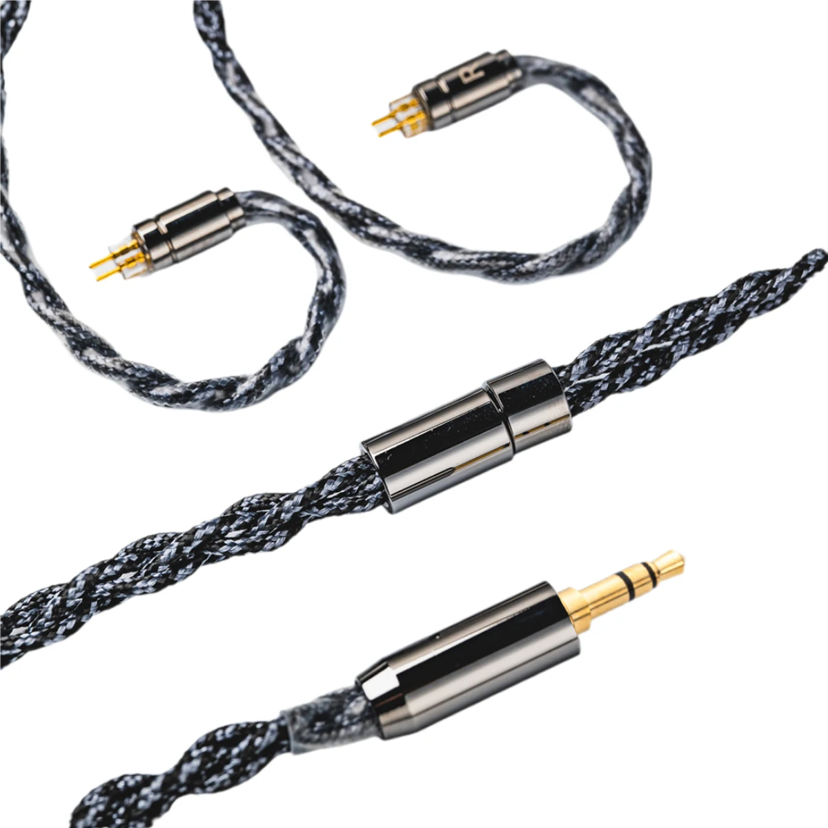 Yongse Venom Cable High Purity 4 Strand 6N Silver-plated Crystal Copper Earphones Upgrade Cable image 3