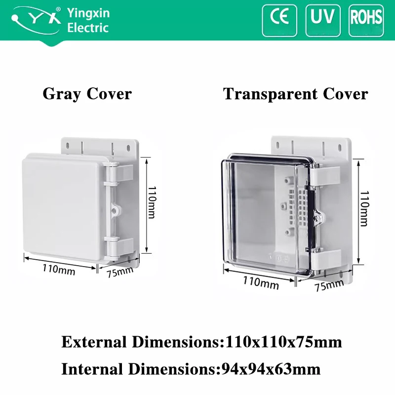 Variant: 110x110x75mm (ears)