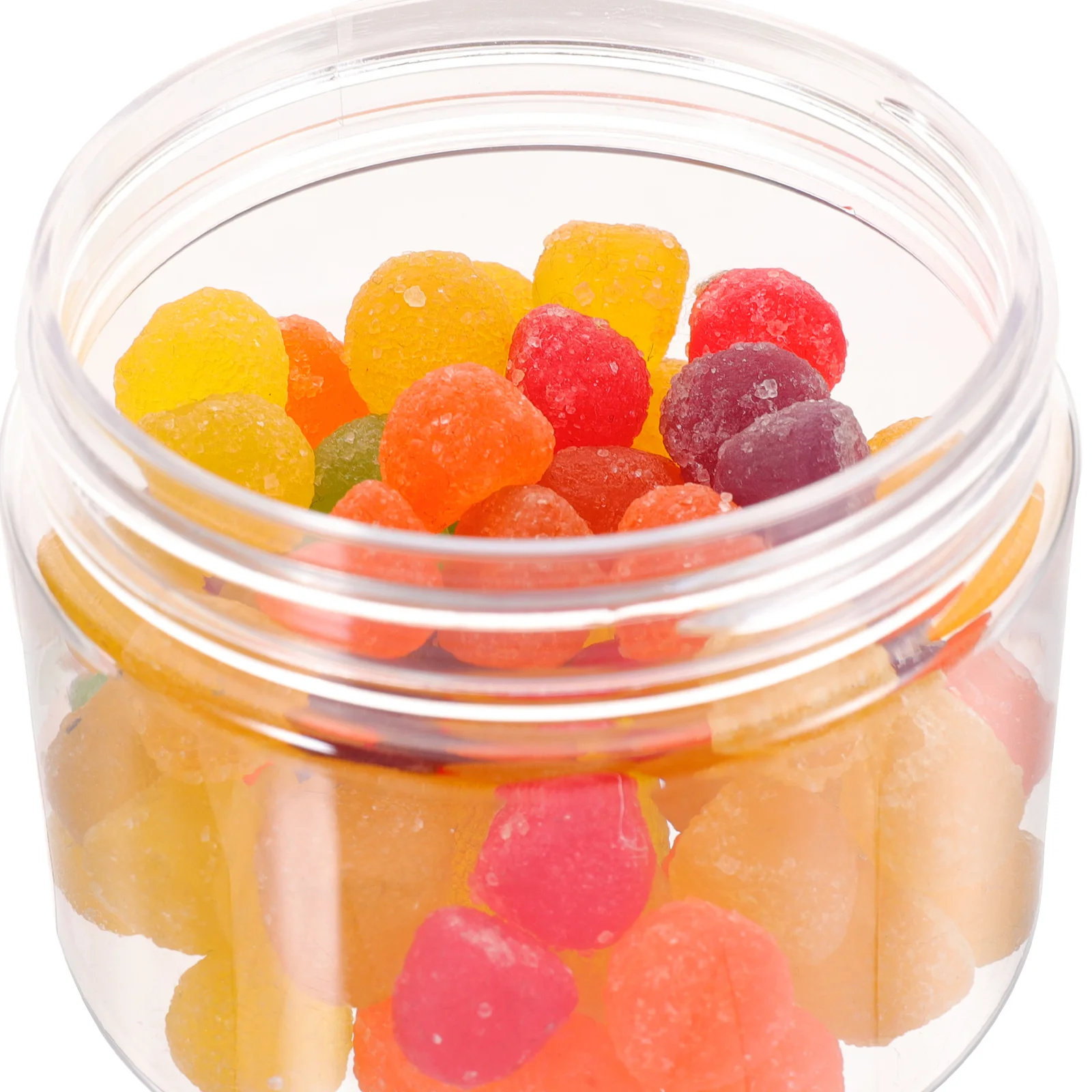 

10pcs Airtight Pet Food Jar Transparent Leak-Proof Container For Tea Sugar Coffee Kitchen Cereals Condiment Cylinder Organizer