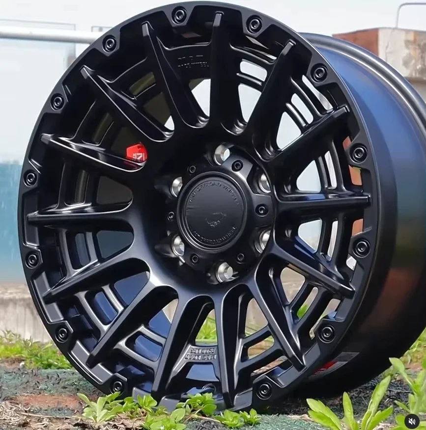 Hot Sale MAT Wheels Muti-spoke Concave Car Wheels 16 17 18 19 20 Inch Alloy Car Rims 6*139.7 5*114.3 5*150 4x4 off Road Rims!