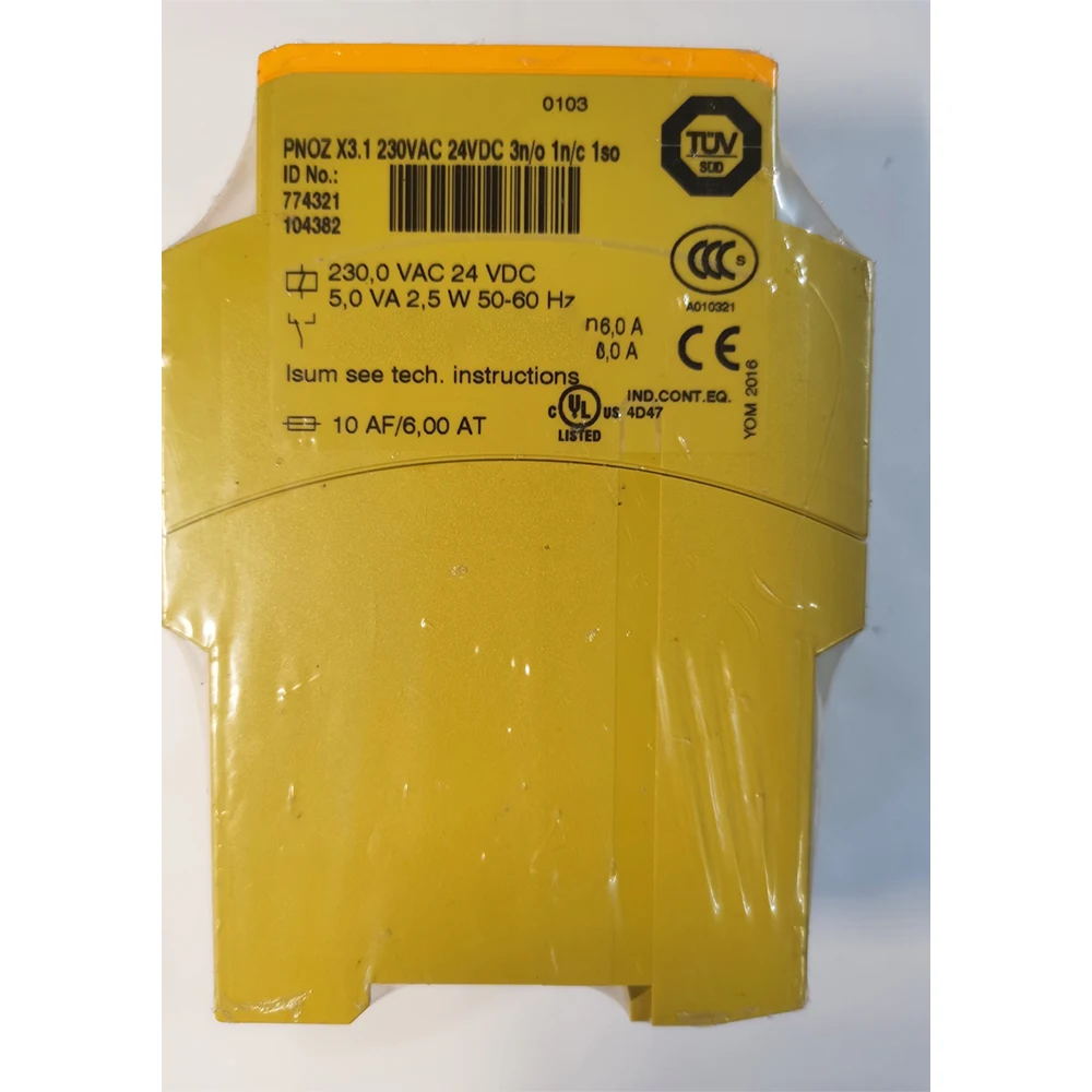 For Pilz PNOZ X3.1 774321 24V New Safety Relay Module in Box
