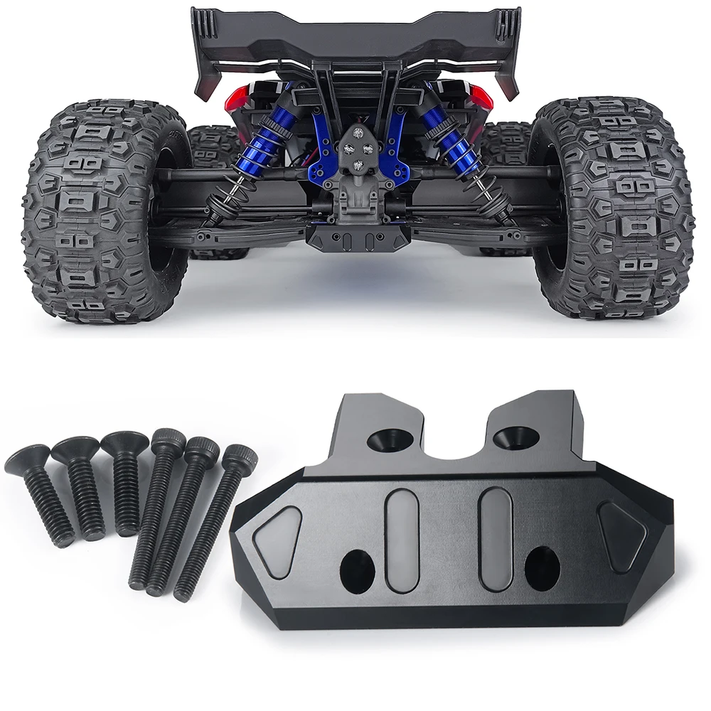 TRINOOD Differential Gears Front Rear Bumpers Steering Assembly/Plate Motor Mount Reinforcement Bracket for 1/8 t-raxxas