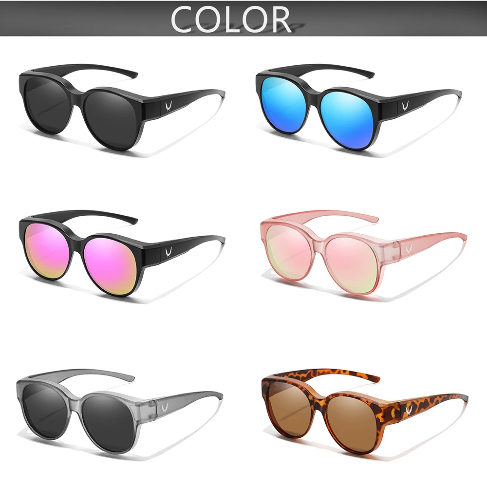 KAROS Round Frame Sunglasses with Classic PC, UV Protection, and Trendy Design for Driving Fishing Hiking Cycling, Unisex Fashio - Image 5