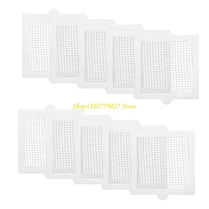 

C4DF 10pc Hair Catcher Drain Stopper for Bathroom and Kitchen Disposables Floor Drain