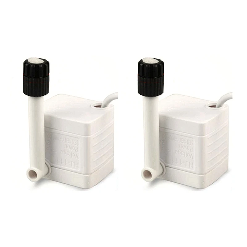 2X 5V HJ-111 Water Pump Fish Tank Submersible Pump Ultra-Quiet Household Multifunctional DIY Circulating Filter Pump