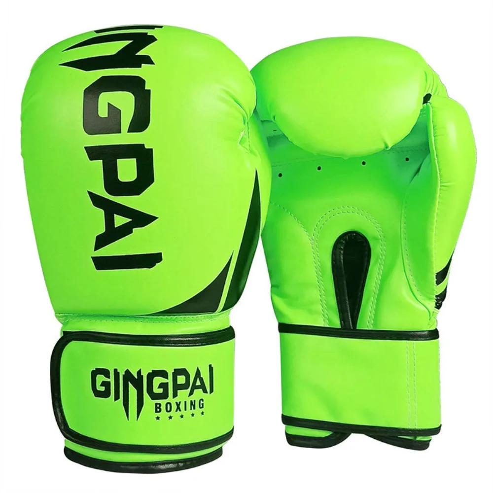 Sanda Gloves Men's Women's PU Karate Muay Thai Muay Thai Master Fighting MMA Sanda Training Adult Children's Equipment