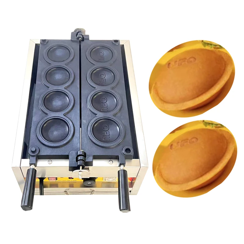 Коммерческая машина для приготовления сыра и вафель в форме НЛО с антипригарным покрытием, набор из 4 предметов для приготовления вкусных сырных вафель и хлеба