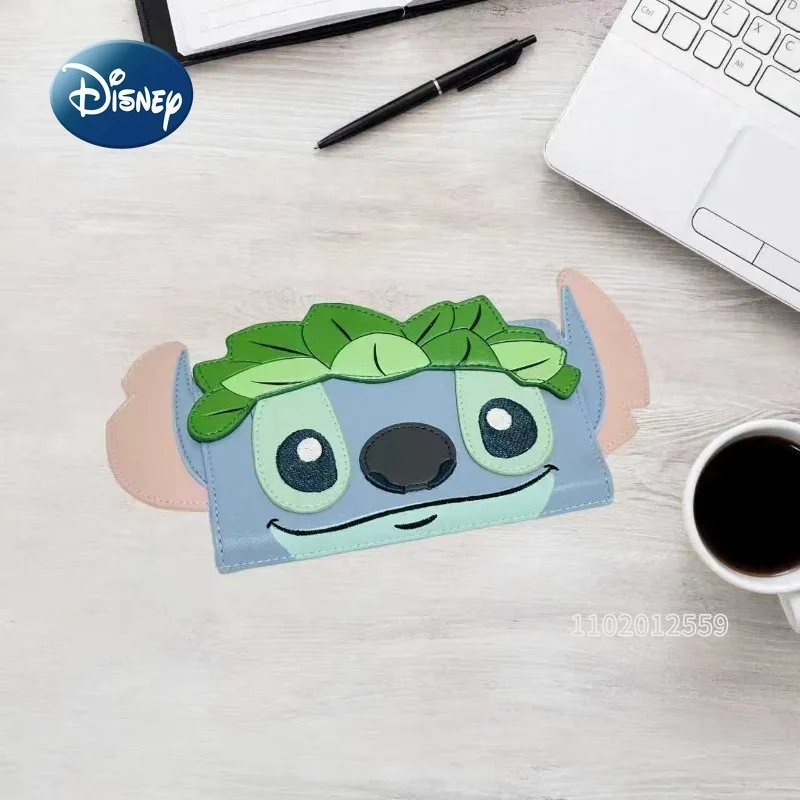 Disney New Loungefly Original Stitch Wallet Large Capacity Women's Wallet Multiple Card Slots Fashion 3D Wallet High Quality
