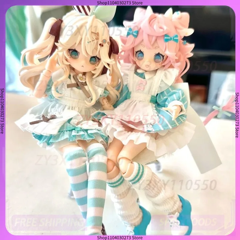 

В наличии Wanmeng Dessert Party 1/8mjd слепая коробка подвижная кукла фигурка куклы модная игрушка украшения фигурка милый подарок для мальчика и девочки