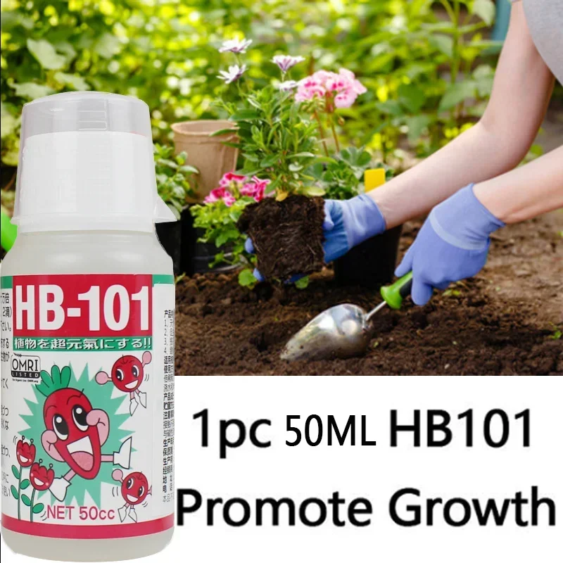 HB101 Promoción del crecimiento, planta líquida de raíz fuerte, flores suculentas, solución nutritiva líquida orgánica de liberación lenta, enraizamiento, 6ml
