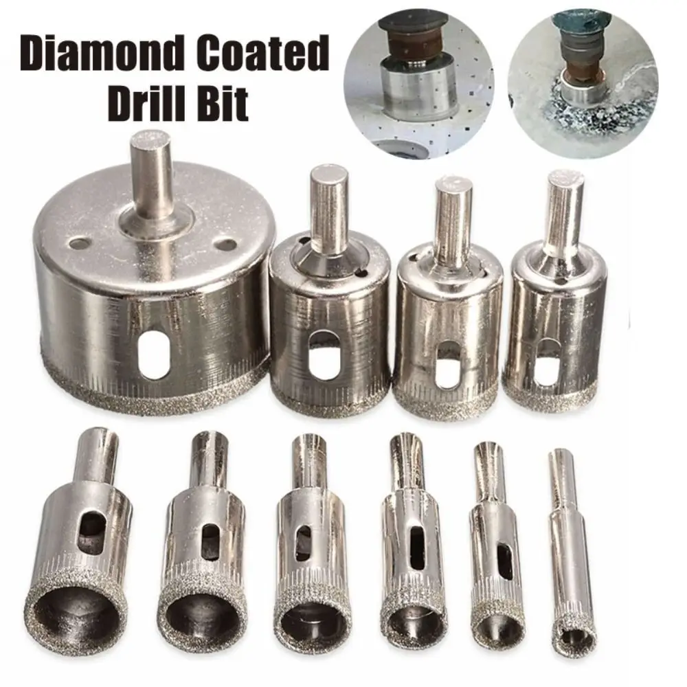 

10Pcs Extractor Remover Tools Diamond Drill Bits Opener Tool Core Drill Hss Drill Bit Tile Marble Glass Ceramic 6-30mm