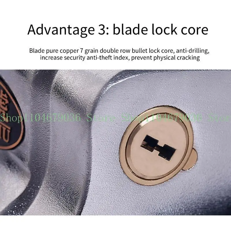 

652F Автомобильный замок на руль Универсальный защитный автомобильный противоугонный замок Автомобильные Т-замки