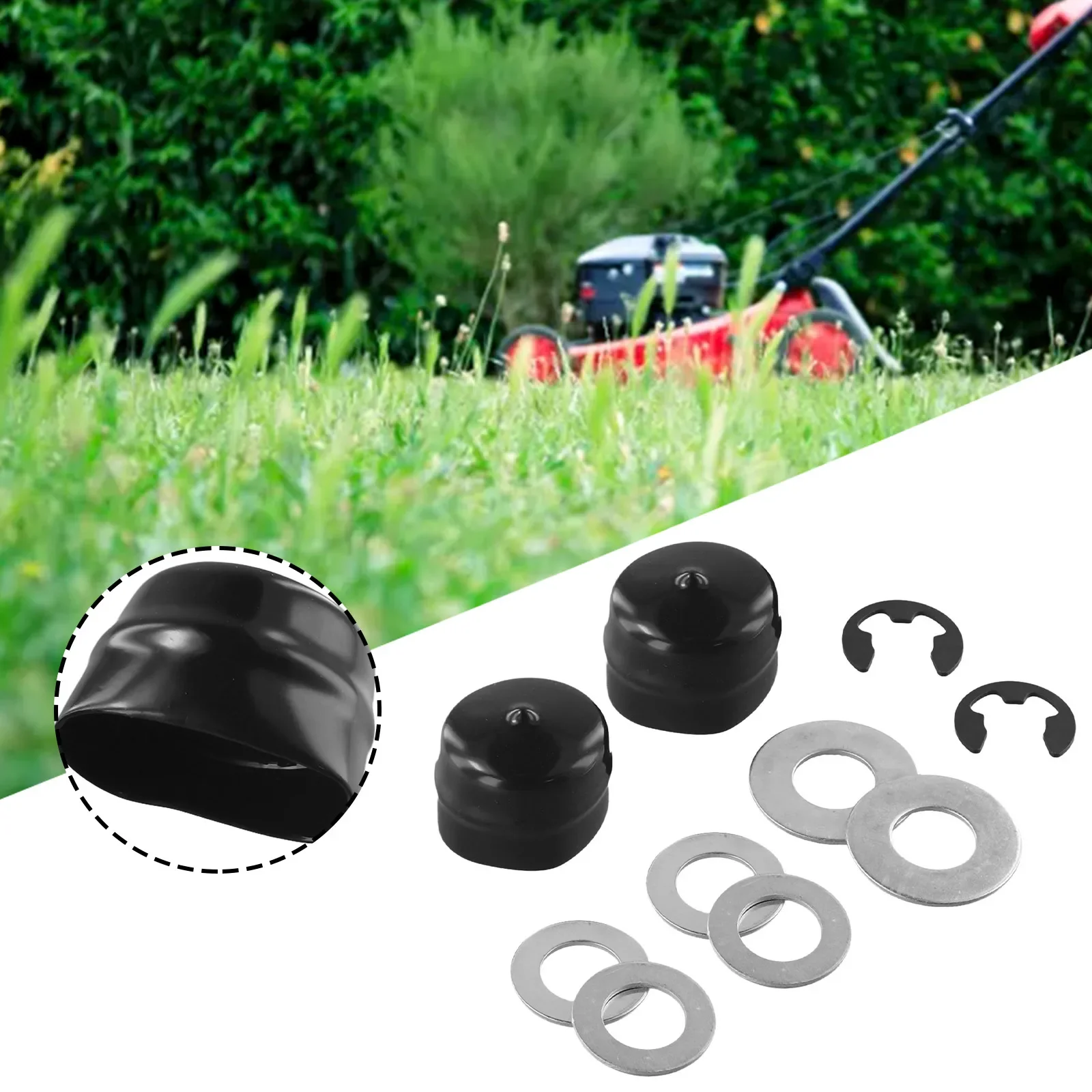 9040H Front Wheel Bushing Kit For FOR Craftsman Including Axle Hub Cover And Complete Set Of Hardware Components