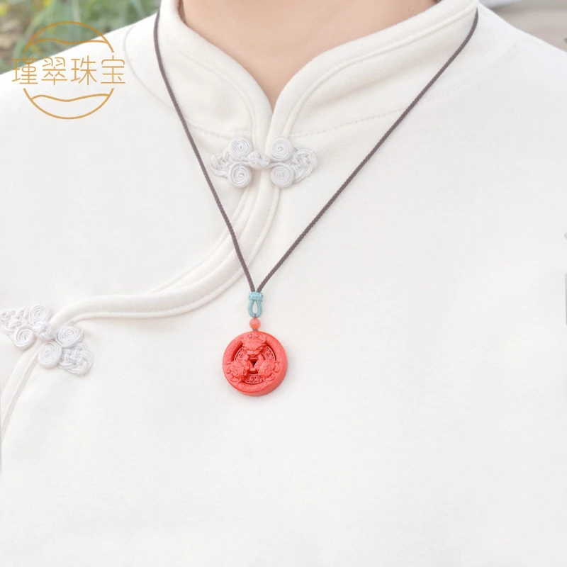 three-mascot pendant, high-purity amulet, peace mobile phone, women's empty bottle command