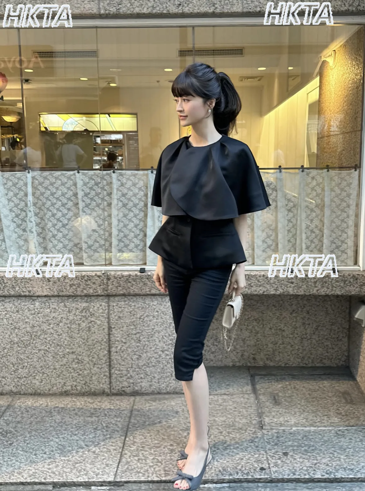 Japanese Style Classy Removable Petal Large Shawl Sleeveless Vest Coat Autumn Silm Shawl Cloak Sleeveless Outwear Vest Jacket