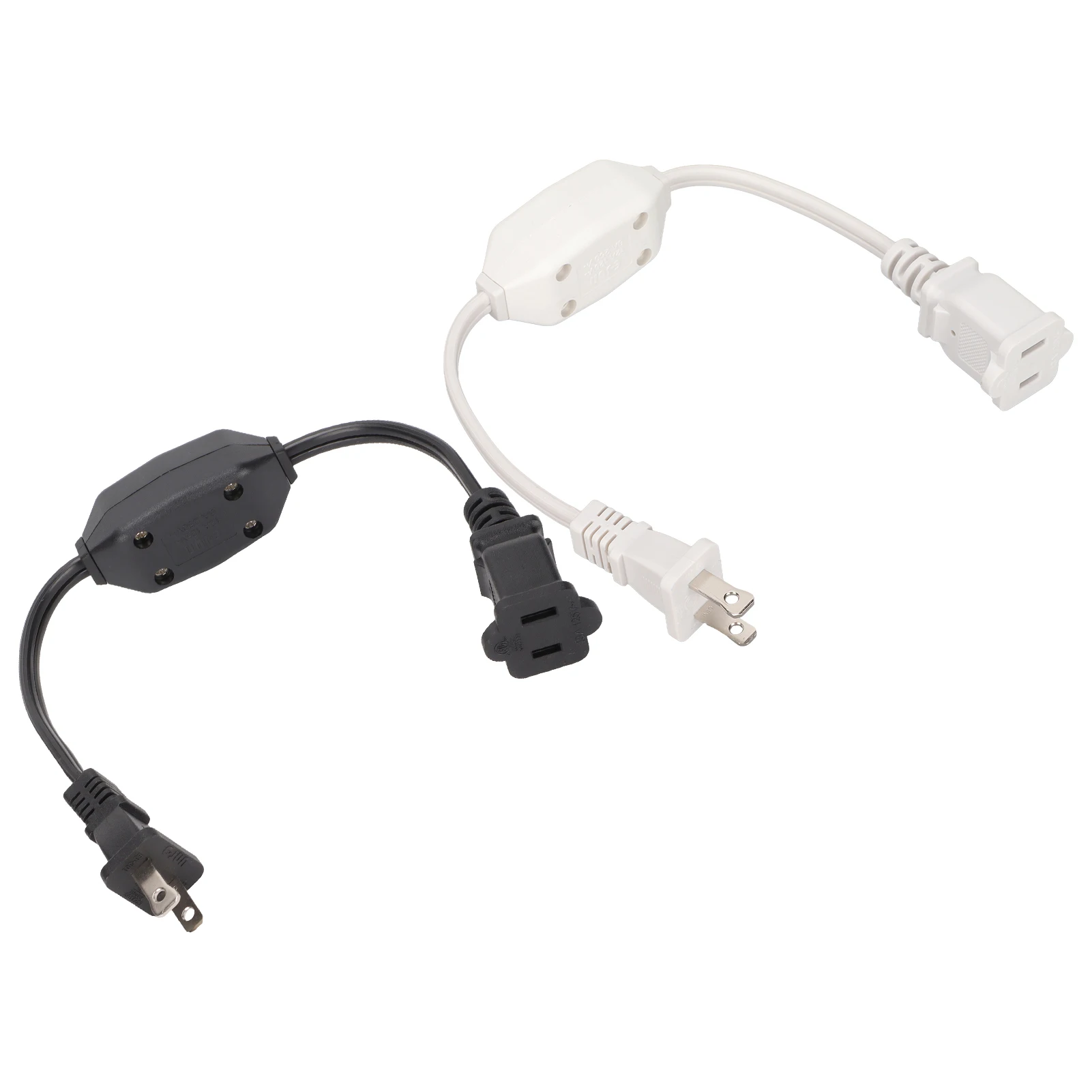الولايات المتحدة التيار المتناوب 2 الشق ذكر أنثى كابل الطاقة مثبطات اللهب على قبالة تمديد الحبل ل 1 ‐ 15P ذكر إلى 1 ‐ 15R أنثى التوصيل