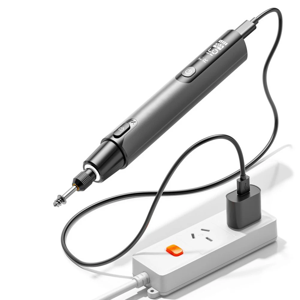 

Rotary Tool Kit Wireless with LED Speed Indicator 30+ Accessories for DIY Enthusiasts Working on Wood Metal Plastic