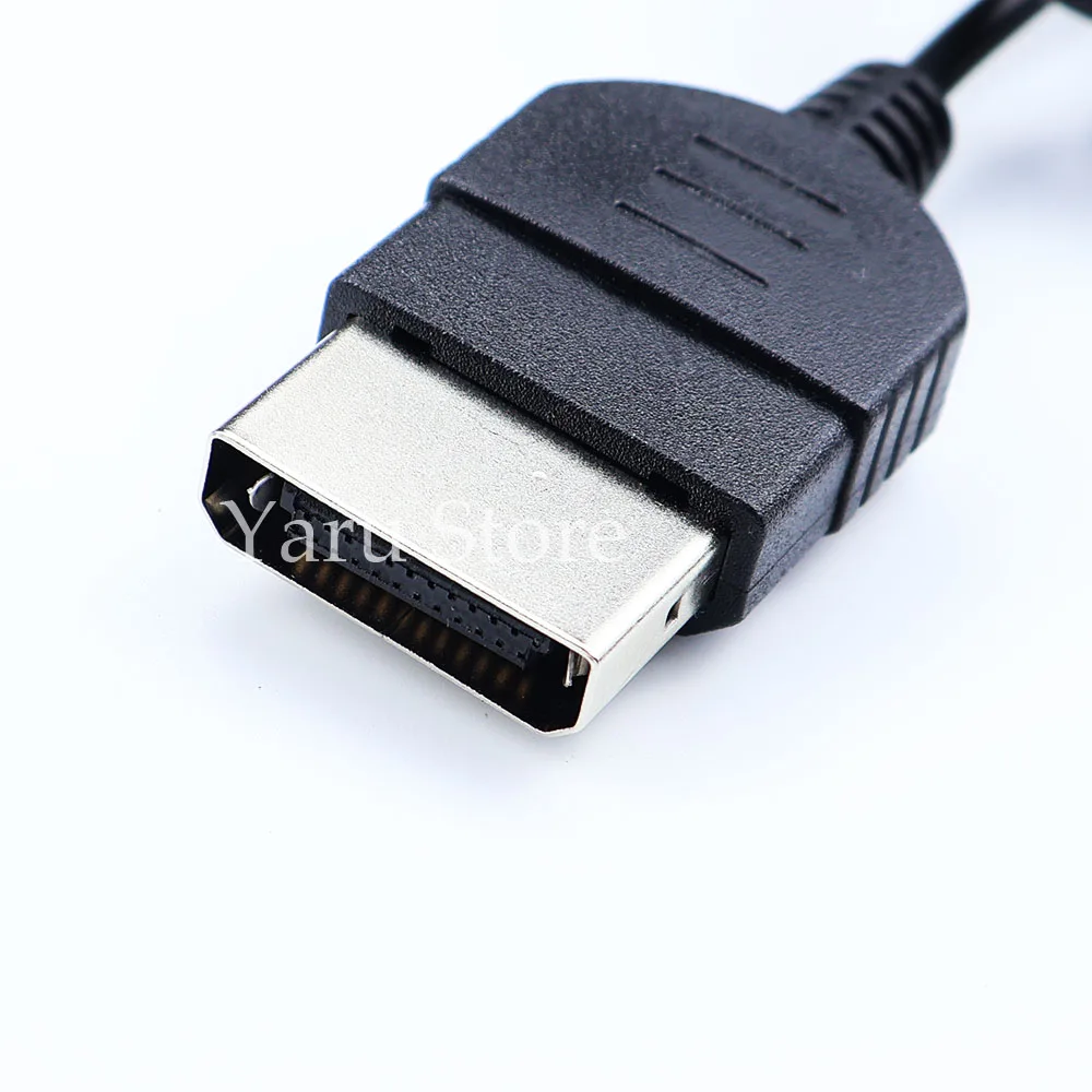 5/10pcs For XBOX AV Cable 24Pin Plug Connector Replacement Shell Accessories 4 in 1 Board to Board With Metal Cover Rubber Core