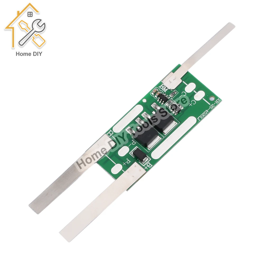 Separate Port 1S 2S Bms Charge Board 3.7V 7.4V 18650 21700 26650 Lipo Lithium Battery 8A 10A Charge Discharge Module for Motor