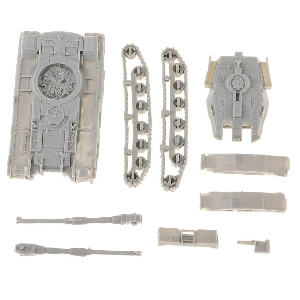 1/144 Modelli Soldato Seconda Guerra Mondiale Layout di Paesaggi Attrezzature Unione Esercito 61 Modello di Carro Armato