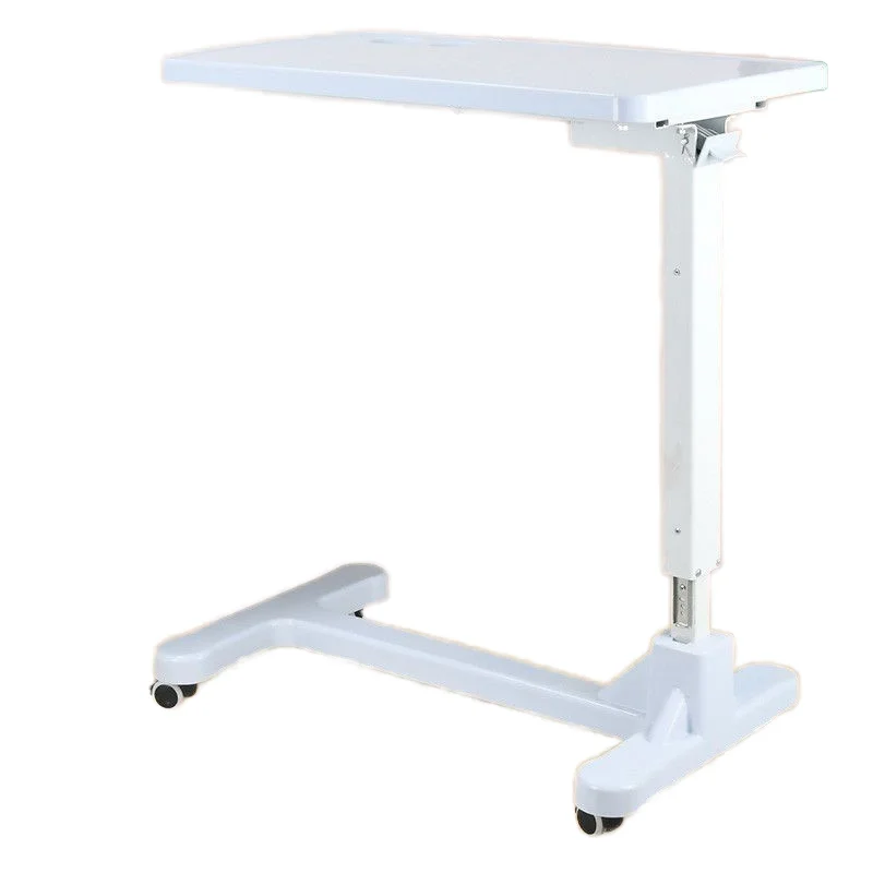 أثاث المستشفى متعدد الوظائف قابل للتعديل ABS طاولة طعام متنقلة بعجلات بجانب السرير للتمريض الرعاية المنزلية استخدام المستشفى #1