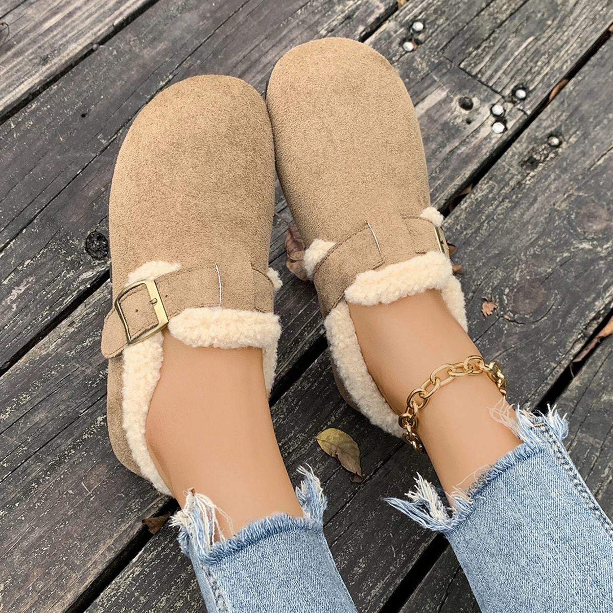 Femmes bottines épaissi peluch - Women'S Shoes Trending 2025 avis et prix